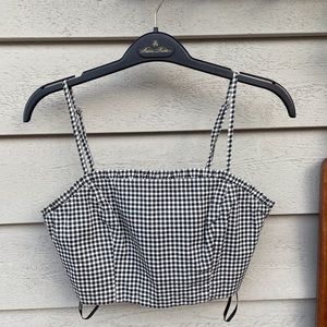 Forever 21 Checkered Crop Top